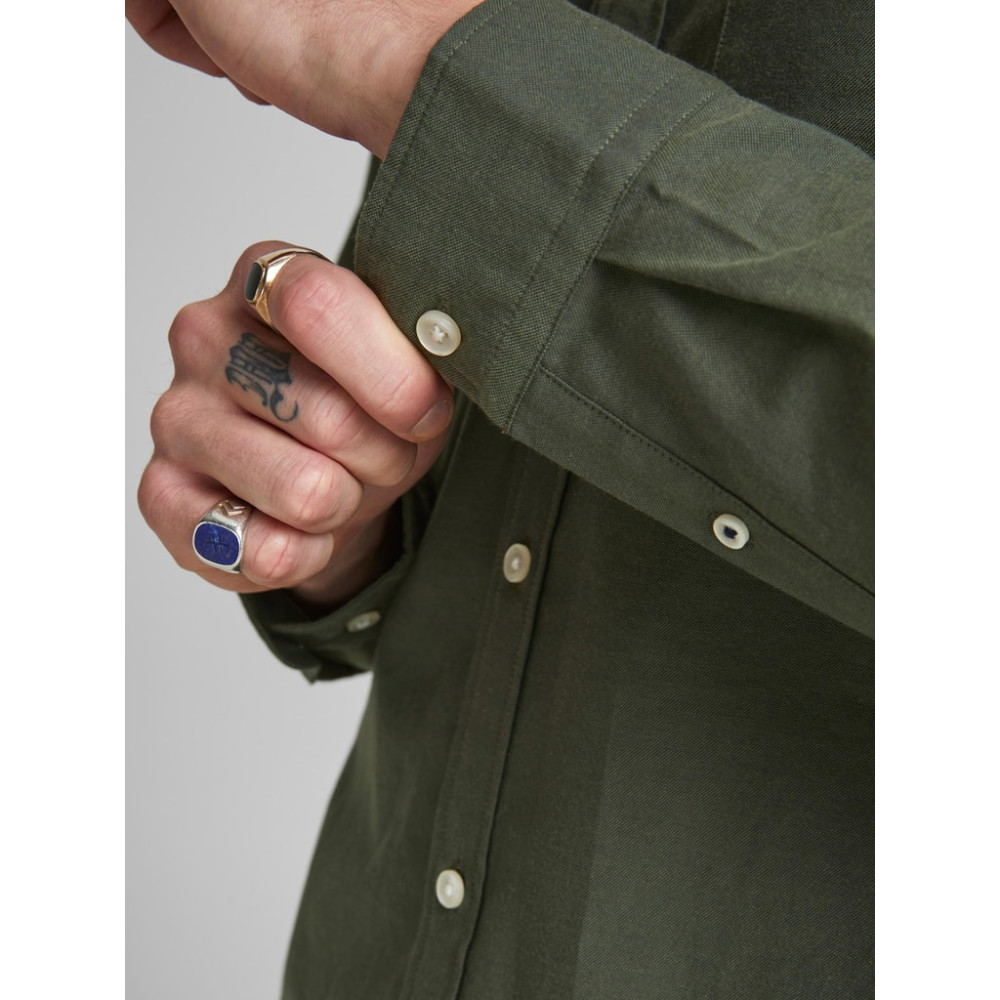 Jack and Jones Λαδί Πουκάμισο Button Down - 12182486