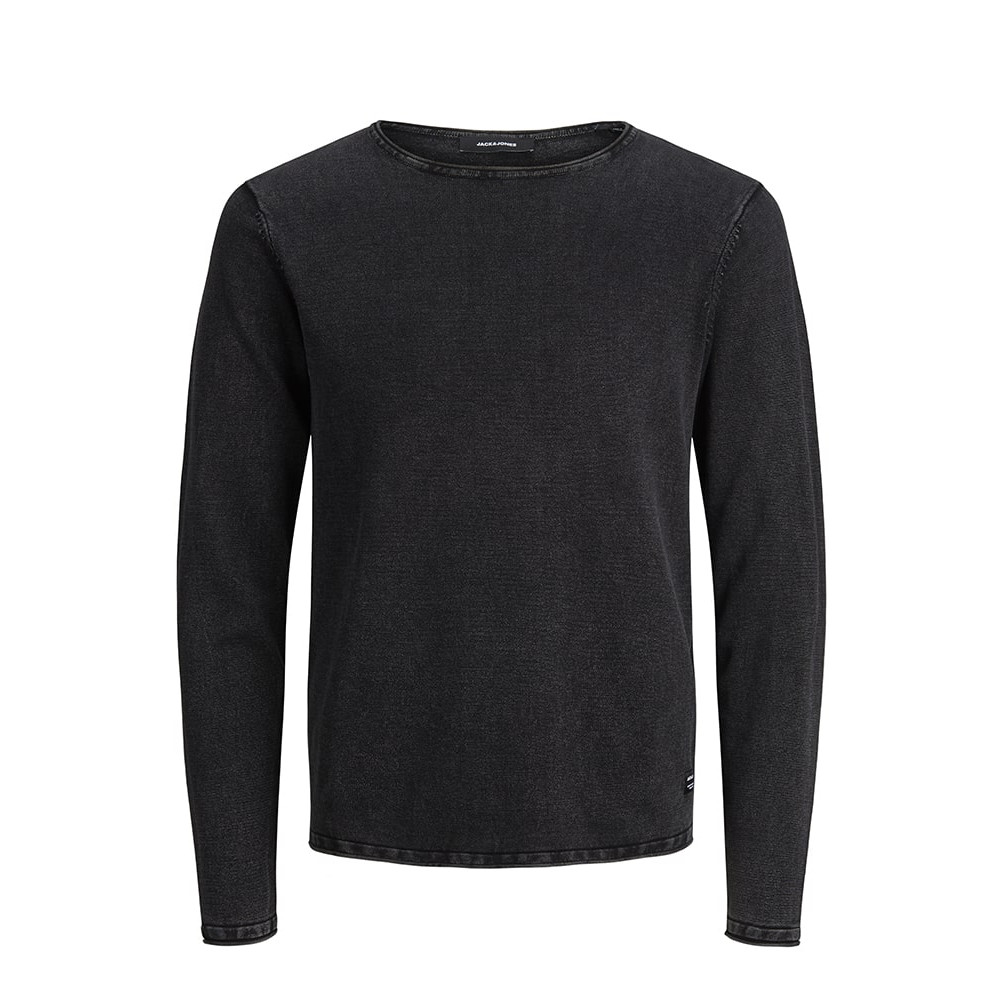 Jack and Jones Ανθρακί Πουλόβερ C Neck - 12174001