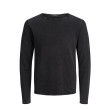 Jack and Jones Ανθρακί Πουλόβερ C Neck - 12174001