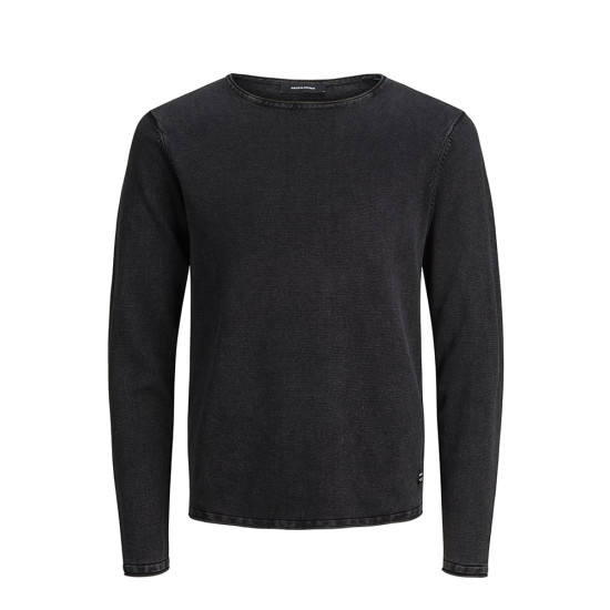 Jack and Jones Ανθρακί Πουλόβερ C Neck - 12174001