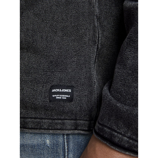 Jack and Jones Ανθρακί Πουλόβερ C Neck - 12174001