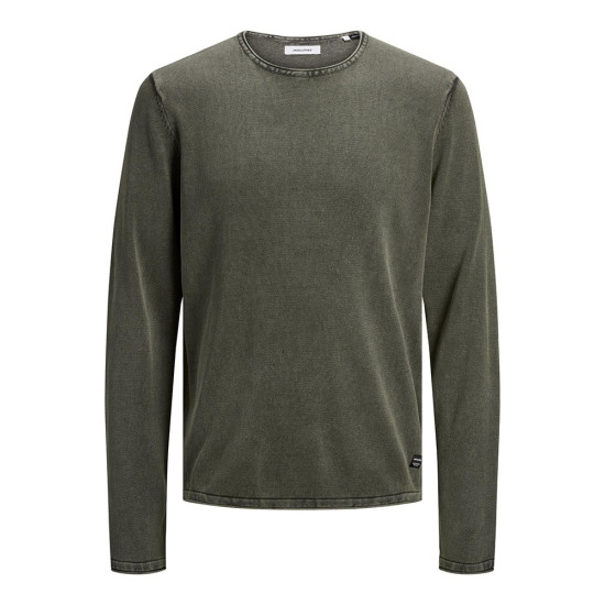 Jack and Jones Λαδί Πουλόβερ C Neck - 12174001