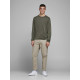 Jack and Jones Λαδί Πουλόβερ C Neck - 12174001