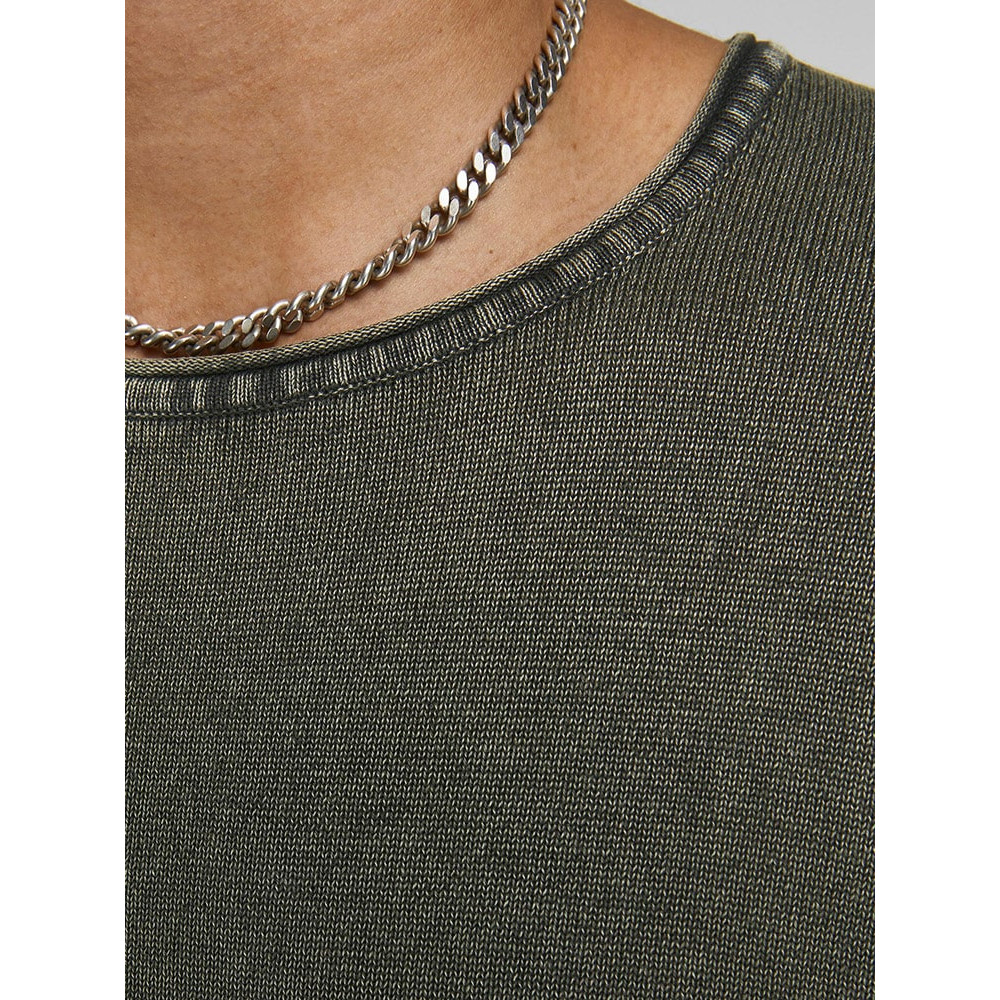 Jack and Jones Λαδί Πουλόβερ C Neck - 12174001