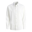 Jack and Jones Λευκό Πουκάμισο Linen Blend - 12248384