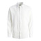Jack and Jones Λευκό Πουκάμισο Linen Blend - 12248384