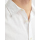 Jack and Jones Λευκό Πουκάμισο Linen Blend - 12248384