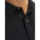 Jack and Jones Μαύρο Πουκάμισο Linen Blend - 12248384