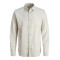 Jack and Jones Μπεζ Πουκάμισο Linen Blend - 12248384