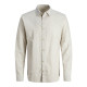 Jack and Jones Μπεζ Πουκάμισο Linen Blend - 12248384