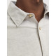 Jack and Jones Μπεζ Πουκάμισο Linen Blend - 12248384