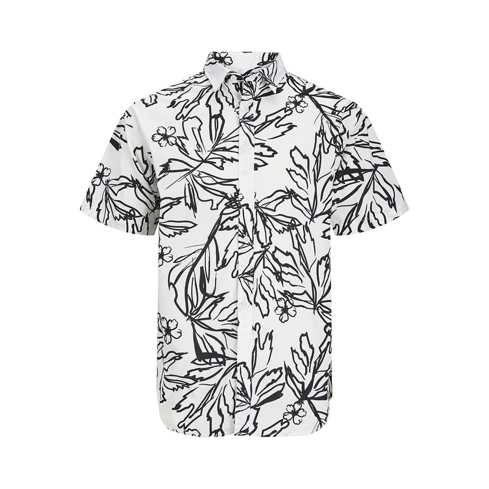 Jack and Jones Λευκό Πουκάμισο Hawaiian - 12251023
