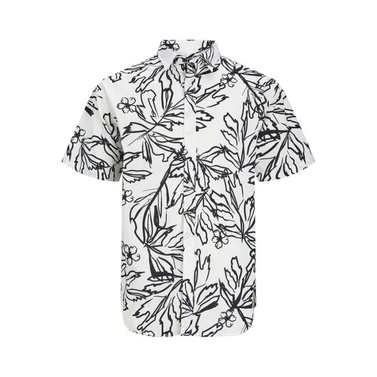 Jack and Jones Λευκό Πουκάμισο Hawaiian - 12251023