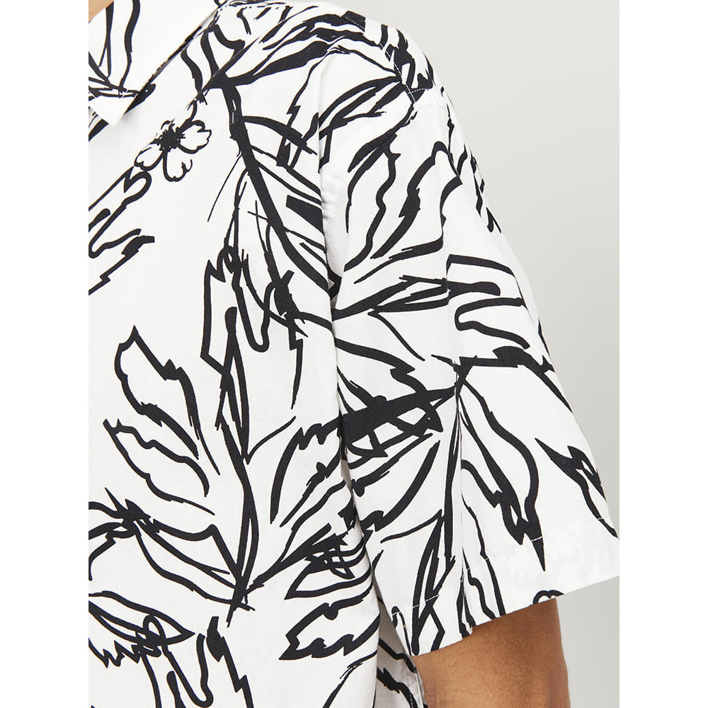 Jack and Jones Λευκό Πουκάμισο Hawaiian - 12251023