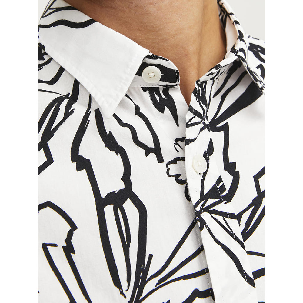 Jack and Jones Λευκό Πουκάμισο Hawaiian - 12251023