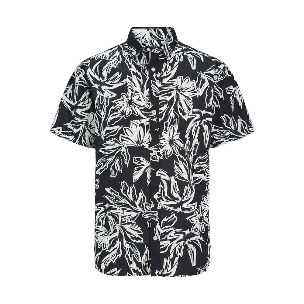 Jack and Jones Μαύρο Πουκάμισο Hawaiian - 12251023