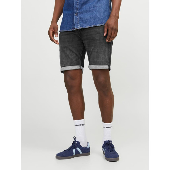 Jack and Jones Μαύρο Βερμούδα Denim - 12252246