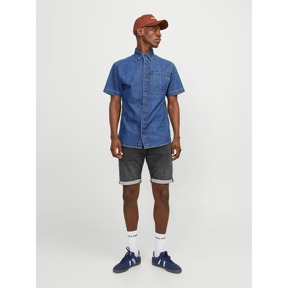Jack and Jones Μαύρο Βερμούδα Denim - 12252246
