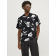 Jack and Jones Μαύρο Κοντομάνικο Πουκάμισο - 12252948