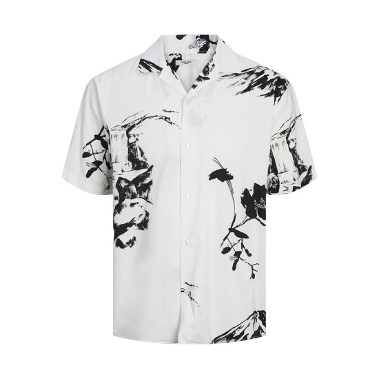 Jack and Jones Λευκό Κοντομάνικο Πουκάμισο - 12252948