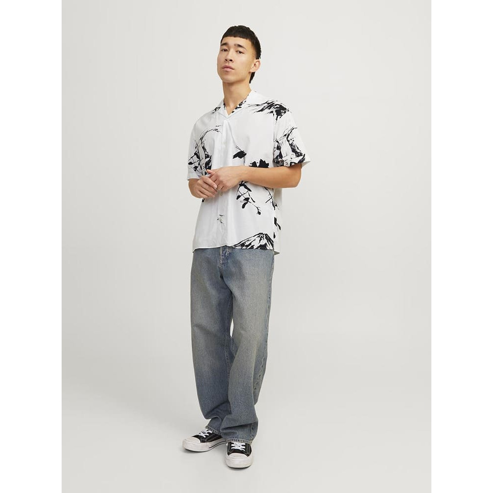 Jack and Jones Λευκό Κοντομάνικο Πουκάμισο - 12252948
