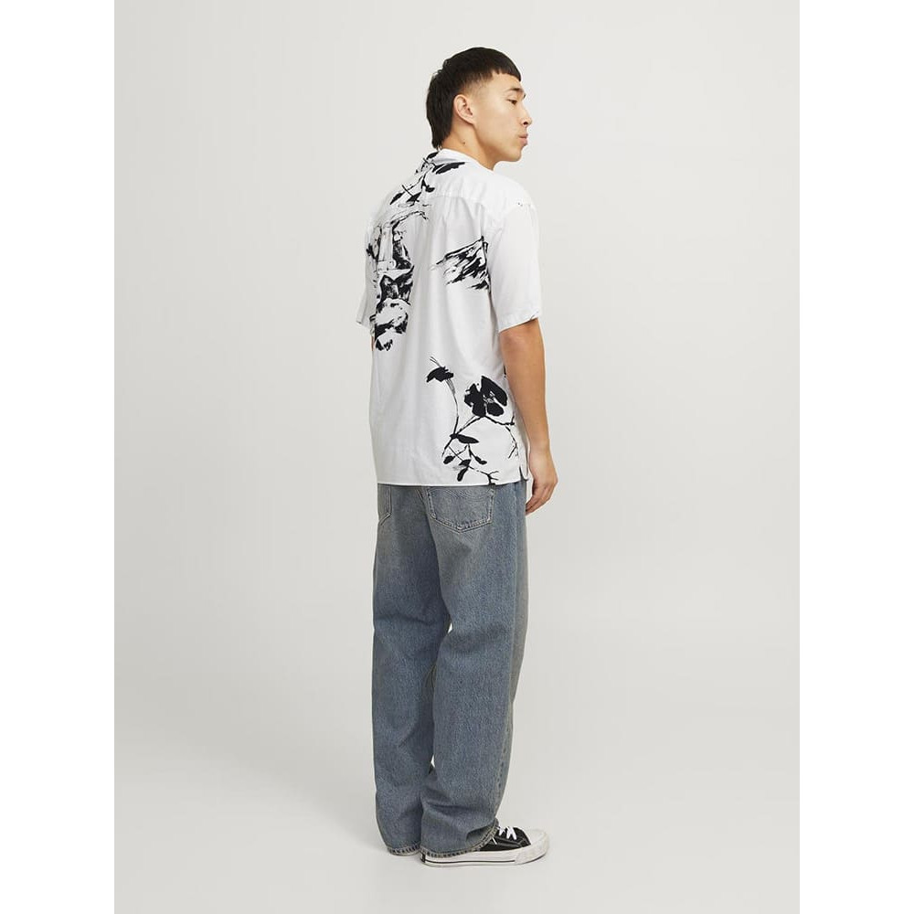 Jack and Jones Λευκό Κοντομάνικο Πουκάμισο - 12252948
