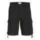 Jack and Jones Μαύρη Βερμούδα Cargo - 12253122