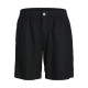 Jack and Jones Μαύρη Βερμούδα 100% Λινό - 12253134