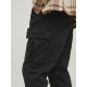 Jack and Jones Μαύρο Παντελόνι Cargo - 12216664