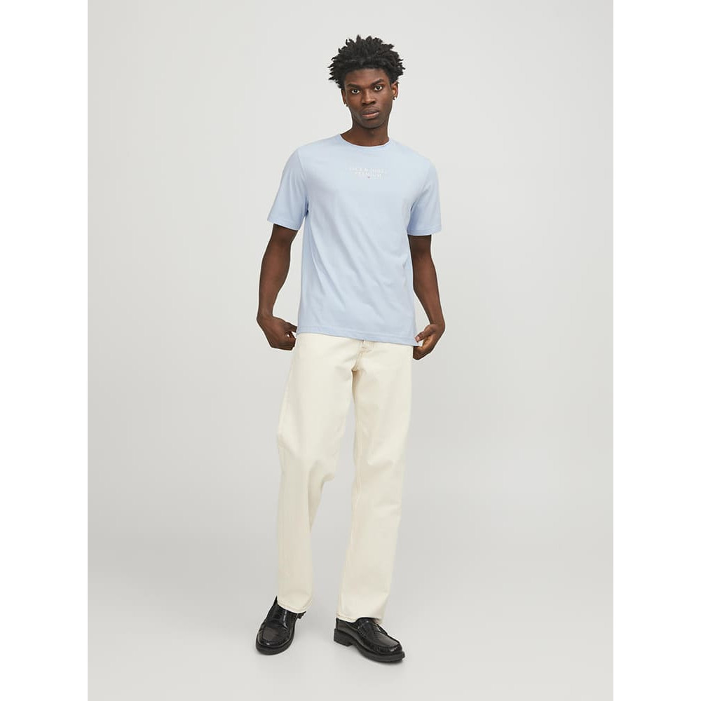 Jack and Jones Γαλάζιο T-shirt C Neck - 12217167