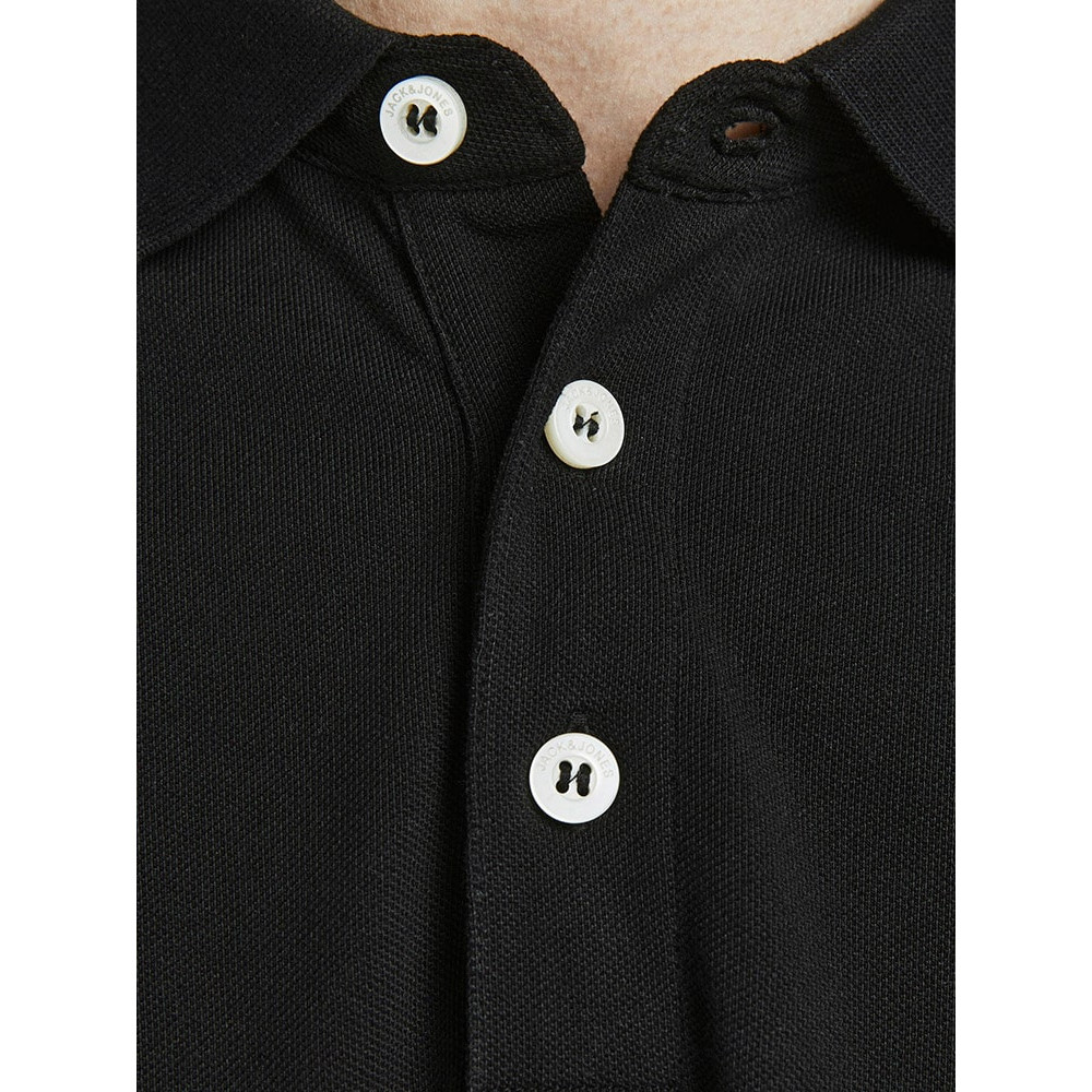Jack and Jones Μαύρο Κοντομάνικο polo - 12136668