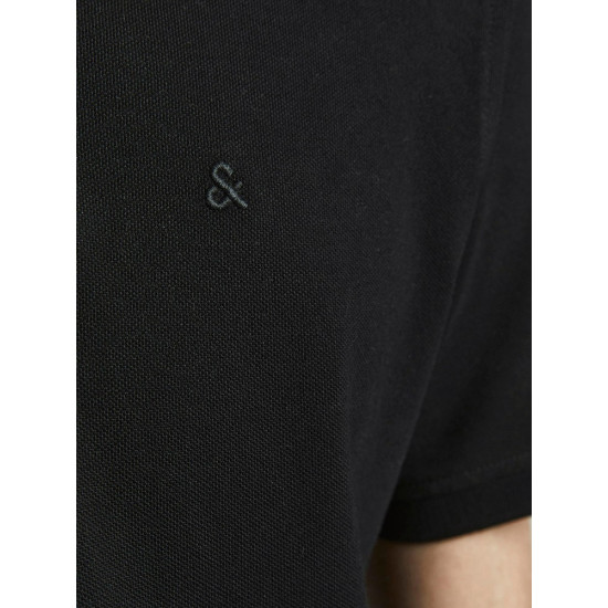 Jack and Jones Μαύρο Κοντομάνικο polo - 12136668
