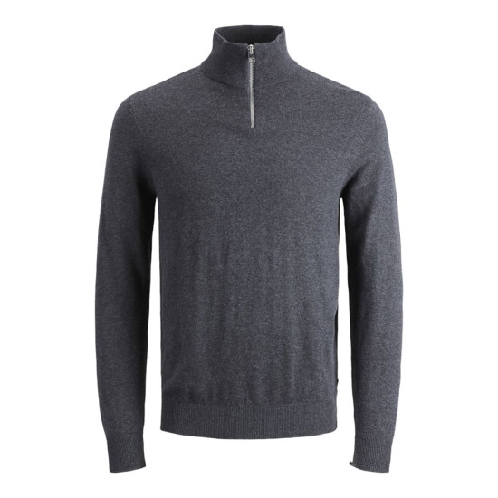 Jack and Jones Γκρι Half Zip - 12189339