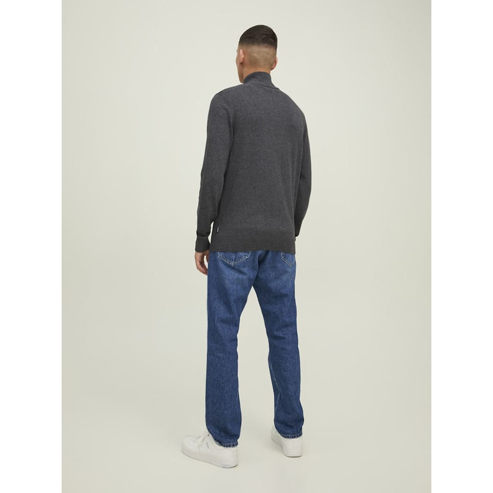 Jack and Jones Γκρι Half Zip - 12189339
