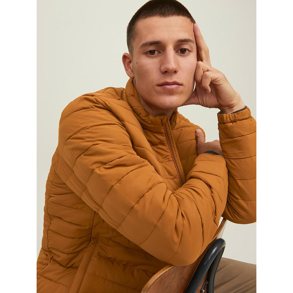 Jack and Jones Μπεζ Μπουφάν τύπου Puffer - 12211129 