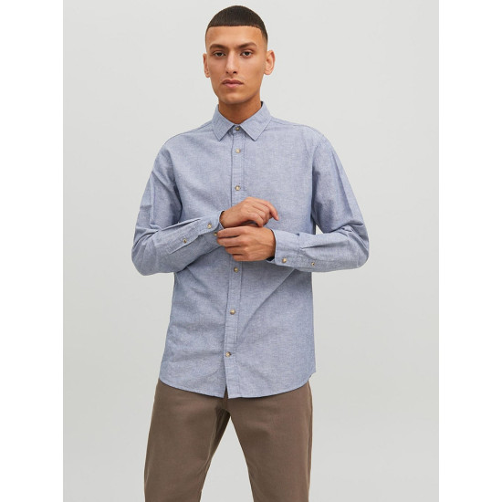 Jack and Jones Γκρι Μπλε Πουκάμισο - 12220134