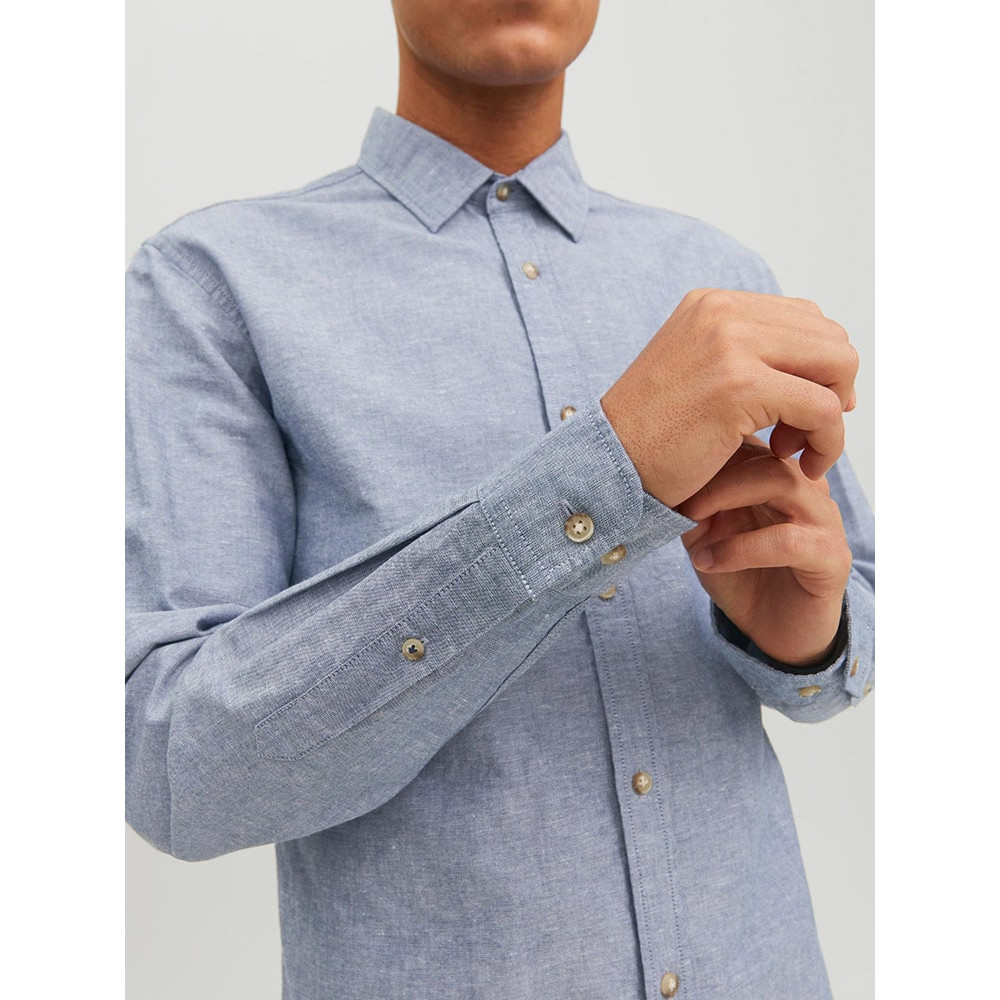 Jack and Jones Γκρι Μπλε Πουκάμισο - 12220134