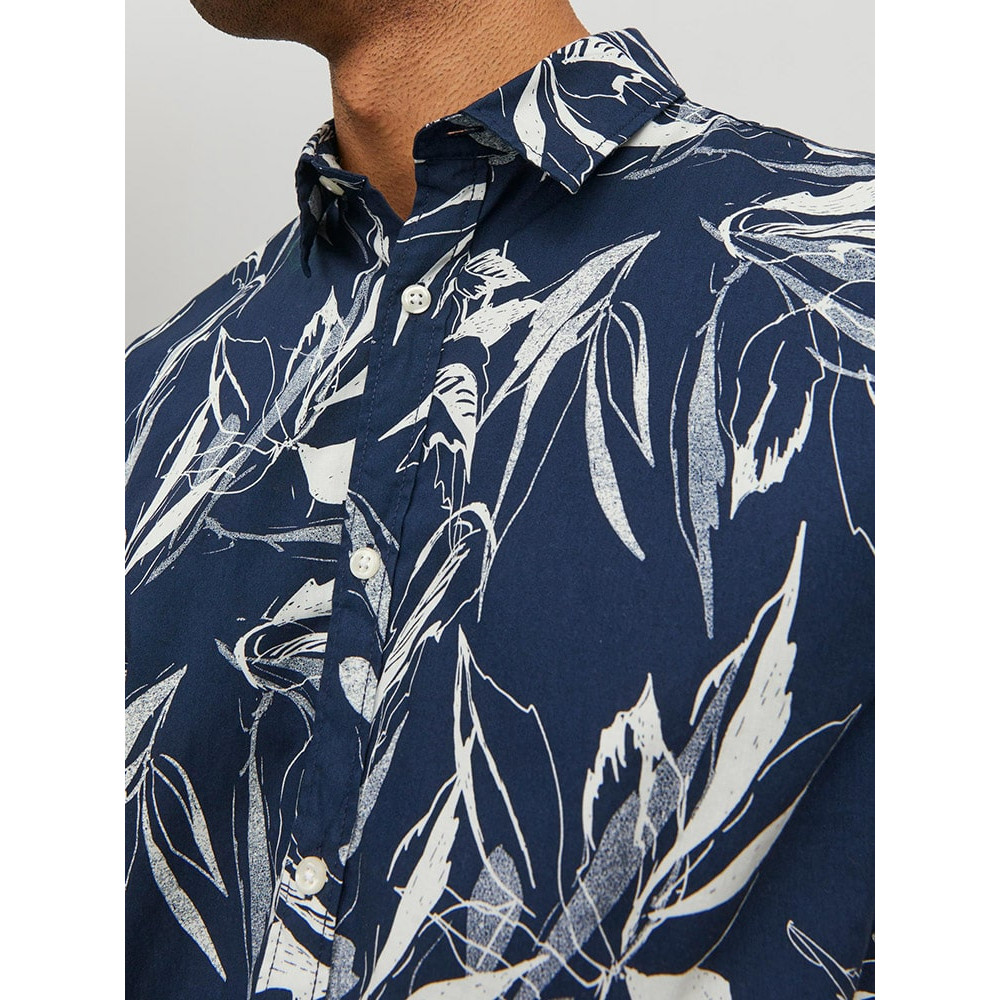 Jack and Jones Μπλε Floral Πουκάμισο - 12227680
