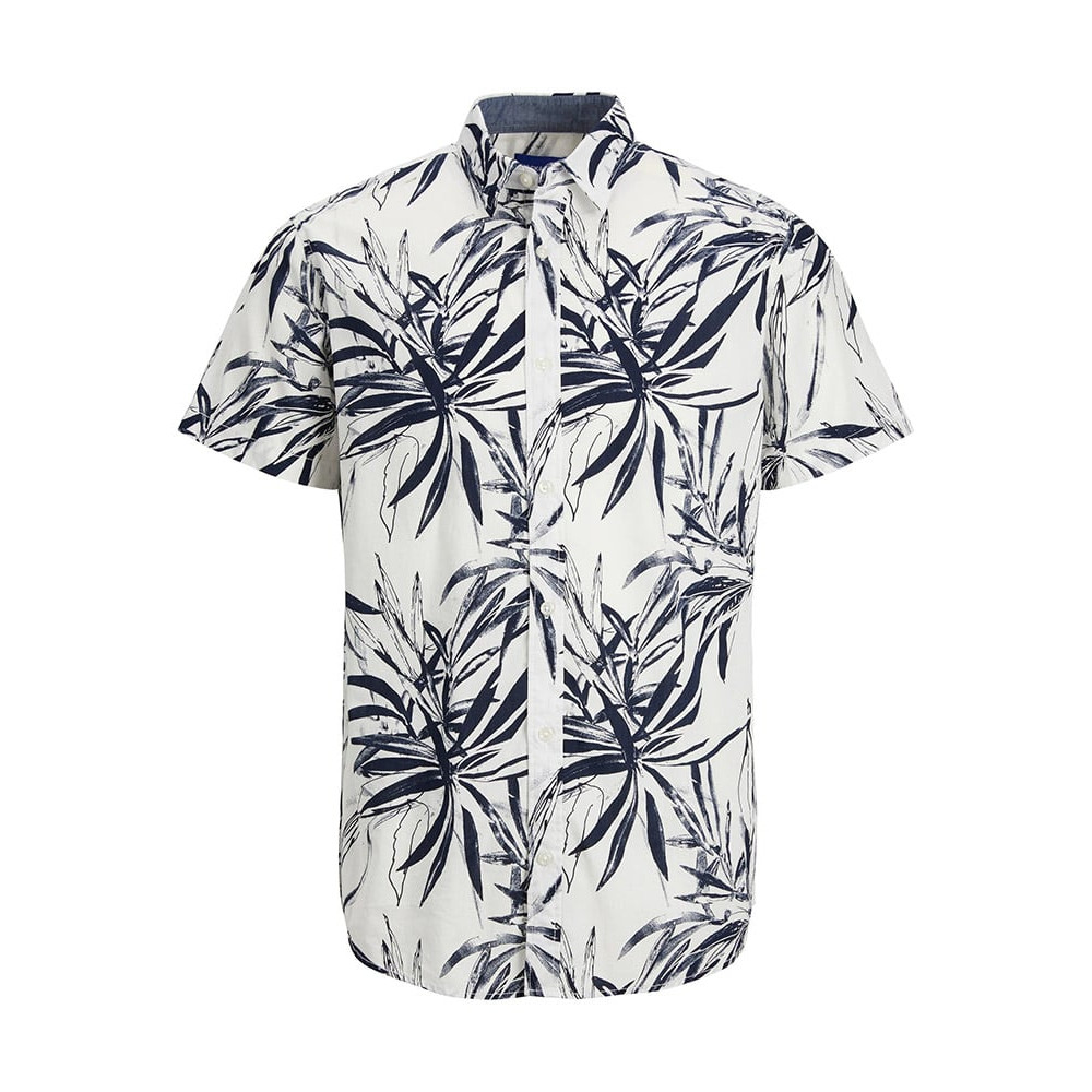 Jack and Jones Λευκό Floral Πουκάμισο - 12227680