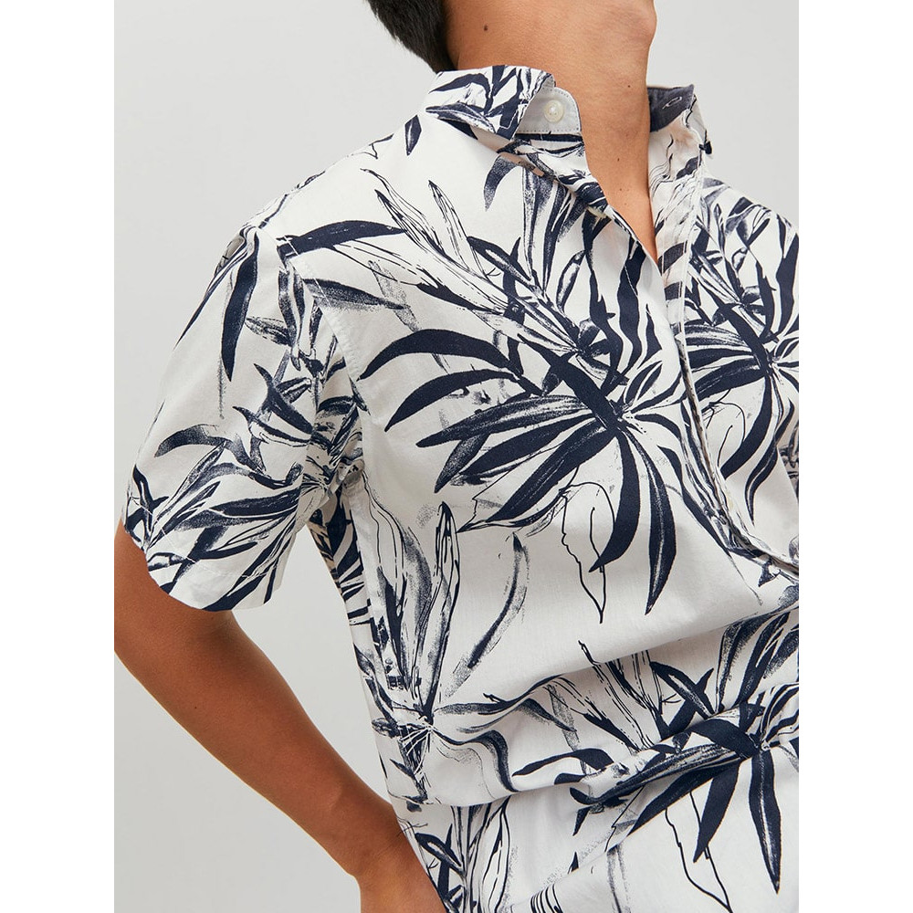 Jack and Jones Λευκό Floral Πουκάμισο - 12227680