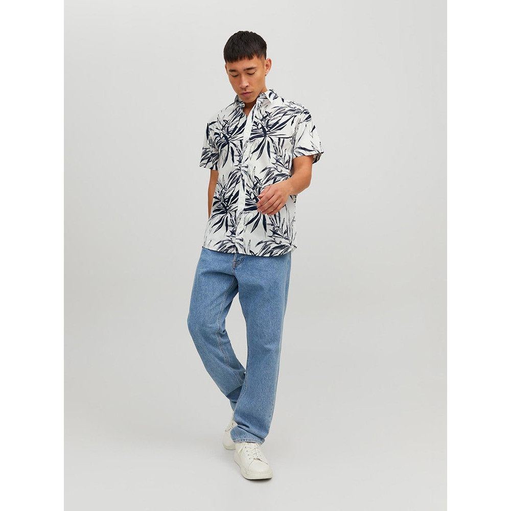 Jack and Jones Λευκό Floral Πουκάμισο - 12227680