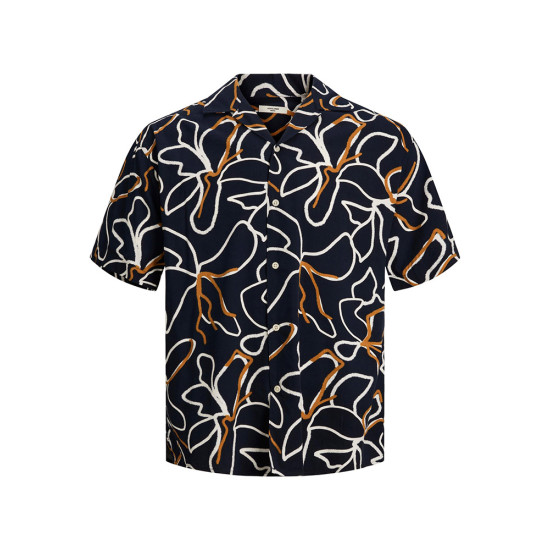 Jack and Jones Μπλε Σκούρο Floral Πουκάμισο Hawaiian - 12202240