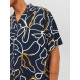 Jack and Jones Μπλε Σκούρο Floral Πουκάμισο Hawaiian - 12202240