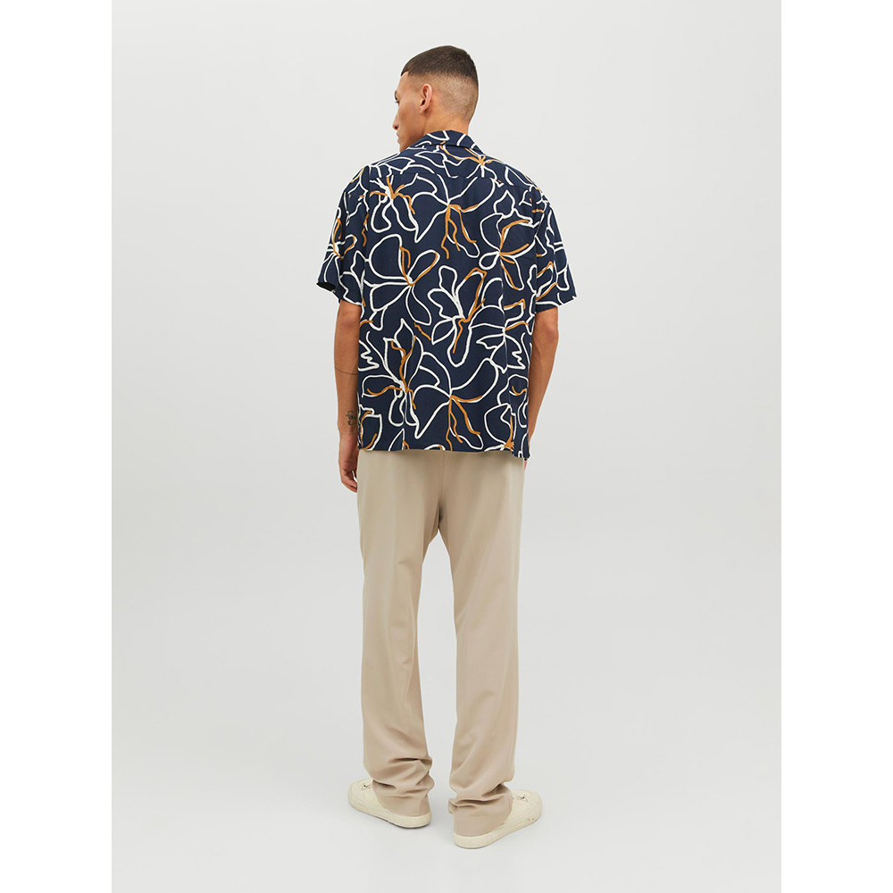 Jack and Jones Μπλε Σκούρο Floral Πουκάμισο Hawaiian - 12202240