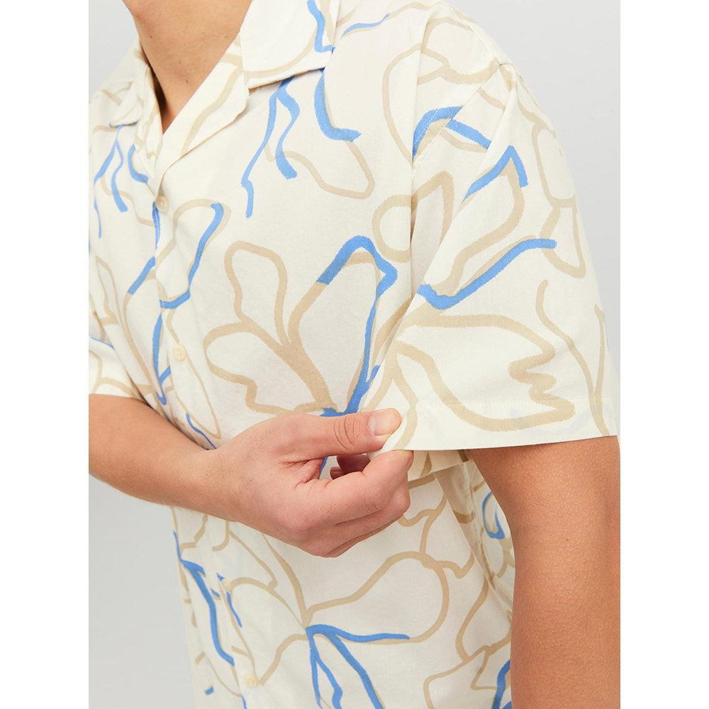 Jack and Jones Μπεζ Floral Πουκάμισο - 12202240