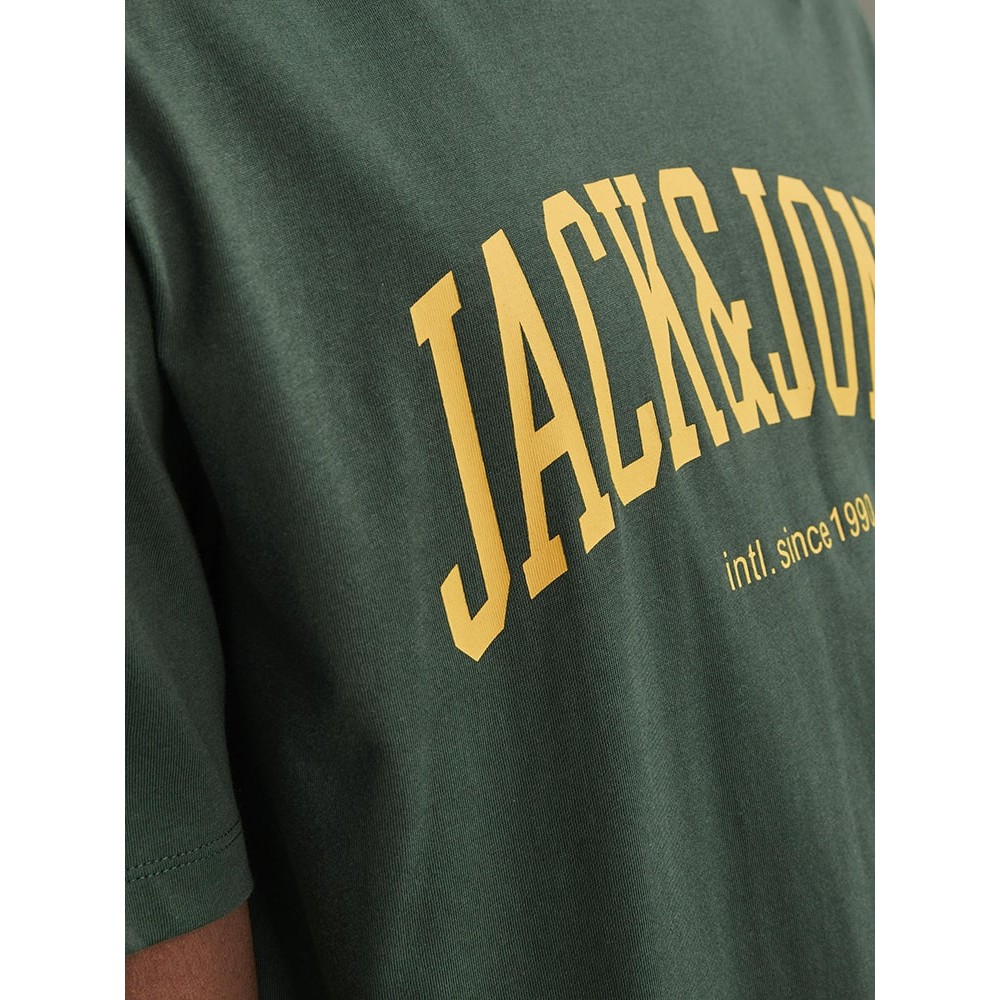 Jack and Jones Πράσινο T-shirt C-Neck - 12236514