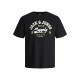 Jack and Jones Μαύρο T-shirt C-Neck - 12246690