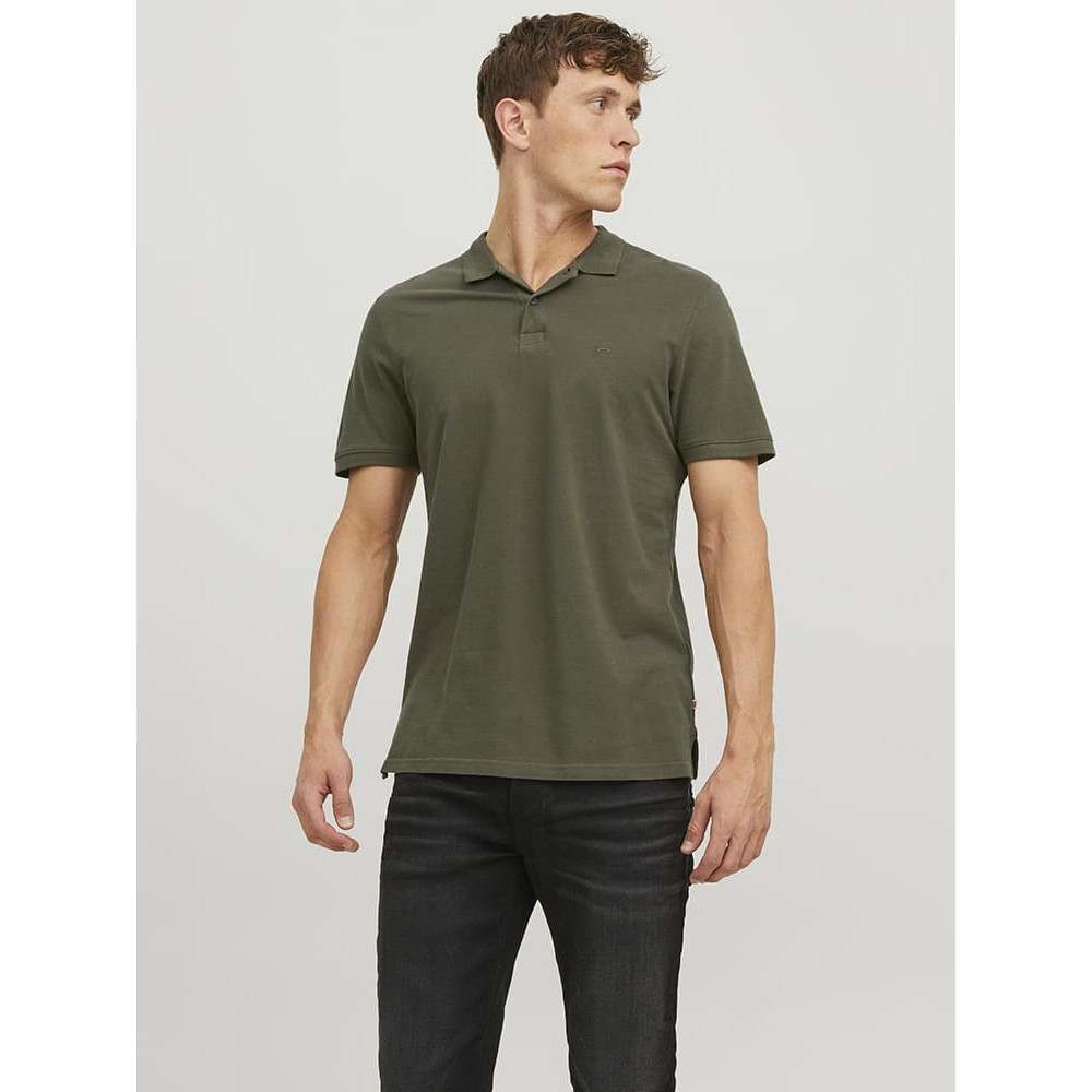 JACK & JONES Λαδί Κοντομάνικο polo - 12136516
