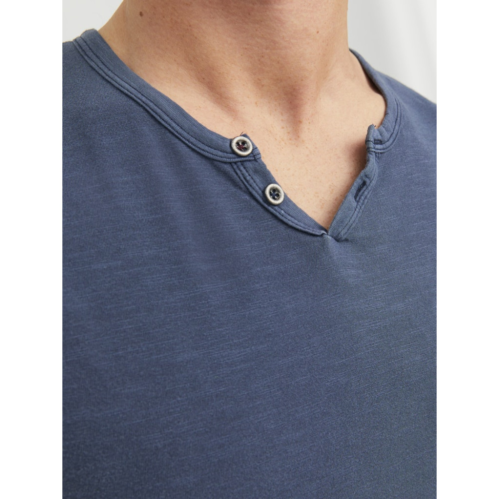 Jack and Jones Μπλε T-shirt V-Neck - 12164972