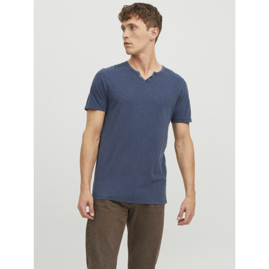 Jack and Jones Μπλε T-shirt V-Neck - 12164972